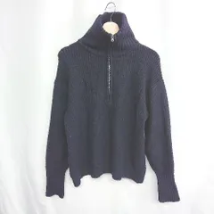 ◇ ⊇ LEPSIM レプシィム FOR i SERIES 長袖 ニット セーター サイズS ネイビー レディース E  【1410100010950】