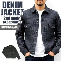☆ サイズ40 ☆ デニムジャケット 2ndモデル ラベルあり デニムジャケット 2ndモデル デニム ジャケット カジュアルジャケット gジャン Gジャン ジージャン ミリタリー カジュアル 羽織 羽織り 上着 アウター メンズ レディース 男女兼用