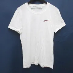 オフホワイト OFF WHITE OWAA049R20B07099 半袖 Tシャツ カットソー S 白系 ホワイト 文字 プリント