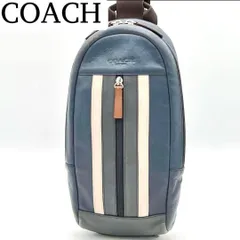 【良品】コーチ ヘリテージ スリングバッグ ボディバッグ ワンショルダーバッグ