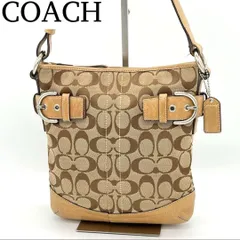 【美品】COACH シグネチャー ポシェット サコッシュ ショルダーバッグ