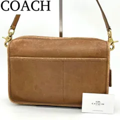 【良品】USA製 OLDCOACH TALONジップ ショルダーバッグ 茶色