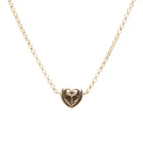 美品 ヨンドシー ネックレス K10 ハートモチーフ レディース 4℃