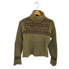 ポロスポーツラルフローレン POLO SPORT RALPH LAUREN インパクト21 ノルディック柄 カシミヤ混 タートルネックニット レディース  M