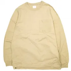 Name. ネーム 日本製 OVERSIZED L/S POCKET TEE オーバーサイズロングスリーブポケットTシャツ NMCU-17AW-005 0 ベージュ 長袖 クルーネック トップス g13619のサムネイル