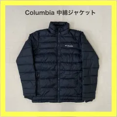 Columbia　コロンビア　中綿ジャケット　ジャケット　アウトドア　キャンプ　冬物　アウター　かっこいい　ブラック　ワンポイント　S