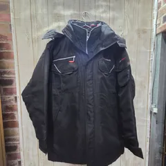 1 S01209  TULTEX アイトス 防寒コート 作業服 アウター ジャケット ブラック L  衣類 メンズ