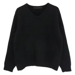 TENDERLOIN テンダーロイン ウール アルパカ混 Vネック ニット セーター ブラック系 L【中古】のサムネイル