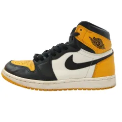 NIKE ナイキ 555088-711 Air Jordan 1 Retro High OG Taxi AJ1 エアジョーダン1 レトロ タクシー ハイカットスニーカー ブラック系 イエロー系 26cm【中古】