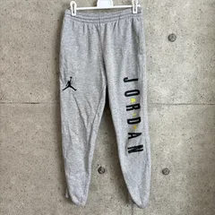 US古着【USED】ジョーダン ジュニア スウェットパンツ グレー 古着 JORDAN ロゴプリント キッズ 子供服 スポーツ バスケ ダメージあり アメカジ ルームウェア ストリート