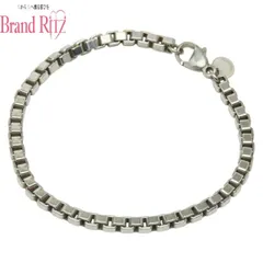 中古 ティファニー ベネチアン リンク ブレスレット SV925 ABランク シルバー レディース TIFFANY&Co. 【送料無料】【名谷店】