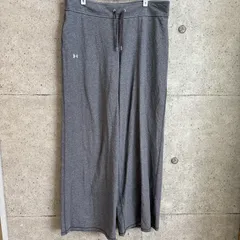 US古着【USED】アンダーアーマー UNDER ARMOUR スウェットパンツ グレー 古着 メンズ イージーパンツ トレーニング ジョガー ウエスト紐 ロゴ入り 軽量 薄手 パンツ ルームウェア ゆったり ワイドパンツ