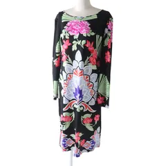 極美品 レオナール チュニック 大きい44 　胸囲幅54センチ　ワンピース　42 極美品 レオナール チュニック 大きい44 胸囲幅54センチ ワンピース 42