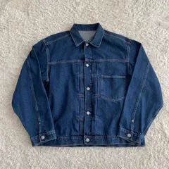 GU 1st 大戦モデル　デニムジャケット　Gジャン　濃紺　サイズXL