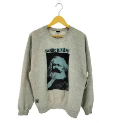 ユーズドフルギ USED古着 {{SOURCREAM}} フロントプリント クルーネック スウェット メンズ 表記無 