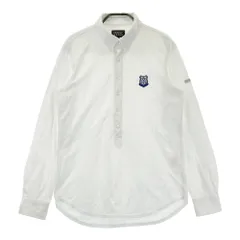 サイズ：4 PEARLY GATES パーリーゲイツ  長袖ポロシャツ ボタンダウン  ホワイト系 [240101568265] ゴルフウェア メンズ ストスト