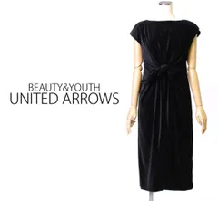 ユナイテッドアローズ　お呼ばれワンピース　ブラック　サイズM