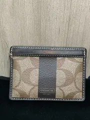 中古美品正規品　COACH モノグラム スリムパスケース
