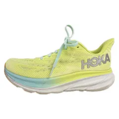HOKA/HOKA ONE ONE(ホカ/ホカオネオネ) スニーカー 23 レディース - イエローグリーン×ライトブルー