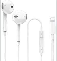 ★iPhone イヤホン有線 [MFi正規認証品]ライトニング イヤフォン HIFI透明な音質 重低音 マイク付き 通話対応 音量調整 ヘッドホン コンパクト