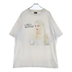 SAINT MICHAEL (セントマイケル) 23SS アリス・イン・ワンダーランドプリント 半袖Tシャツ カットソー ホワイト SM-S23-0000-123