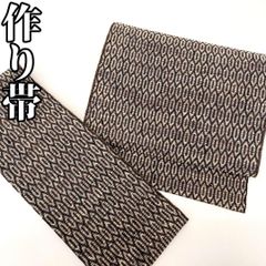 ⭐️超美品⭐️作り帯 ワンタッチ帯 名古屋帯 正絹 - メルカリ