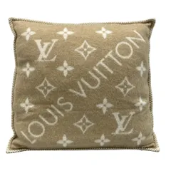 LOUIS VUITTON(ルイヴィトン) 小物美品  クッション・ネオ モノグラム M79271 ベージュ クッション ウール、カシミヤ