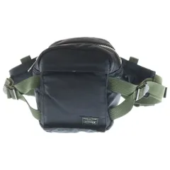 PORTER (ポーター) PX TANKER FANNY PACK タンカー ファニーパック ショルダー ウエストバッグ ブラック/カーキ 376-08391