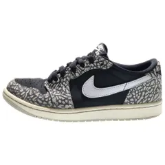 NIKE (ナイキ) AIR JORDAN 1 RETRO LOW OG BLACK TOE エアジョーダン1 レトロ ローカットスニーカー ブラック/グレー US8/26cm CZ0790-001