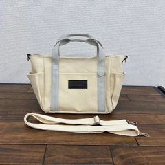 STANDINGONTHEBLUEトートバック防水消臭加工ホワイト大容量通勤通学 