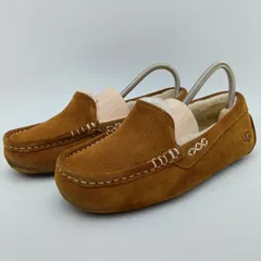 UGG アグ ANSLEY アンスレー モカシン スエード チェスナット 薄茶色 23cm レディース G-12-2