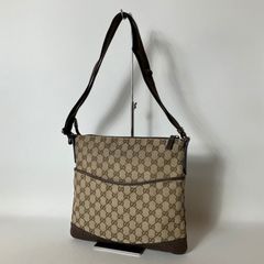 2511-320｜グッチ GGキャンバス ショルダーバッグ ダークブラウン 