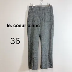 le. coeur blanc ルクールブラン スパンツィードフレアパンツ セミフレア センタープレス オフィスカジュアル 通勤コーデ 大人カジュアル 上品 レディースパンツ 美シルエット 秋冬パンツ きれいめコーデ 36のサムネイル