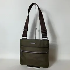 2511-381｜美品｜マイケルコース ショルダーバッグ ダークブラウン×カーキ