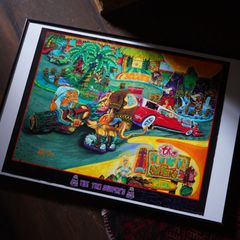 レア‼️90s TODDSCHORR ローブローアート スペースエイリアン 宇宙