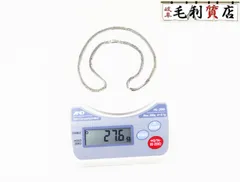 PT850 キヘイ 喜平 ネックレス 6面ダブル27.6g 6メンダブル 白金 プラチナ 850 【中古】 ジュエリー