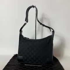 2512-88｜グッチ GGキャンバス ワンショルダーバッグ ブラック