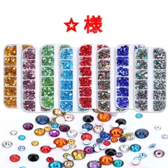 【✩様】　高分子ストーン　ミルキーストーン　デコストーン　デコうちわ　ラインストーン