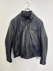S00462 SCHOTT ショット｜Leather Jacket レザージャケット｜Black ブラック｜メンズ｜Y2K｜90S｜古着｜アメカジ｜一点物｜ヴィンテージ｜今期トレンド｜フォロー割