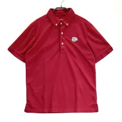 サイズ：1 EFFICACE エフィカス  半袖ポロシャツ ボタンダウン  レッド系 [240101528603] ゴルフウェア メンズ ストスト