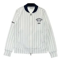 サイズ：S ADIDAS GOLF アディダスゴルフ ; ジップジャケット ストライプ柄 ホワイト系 [240101576433] ゴルフウェア レディース ストスト