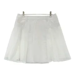 サイズ：11 MUNSING WEAR マンシングウェア 2023年 メッシュ切替 スカート  ホワイト系 [240101597239] ゴルフウェア レディース ストスト