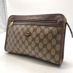 GUCCI グッチ クラッチバッグ セカンドバッグ GGスプリーム PVCレザー