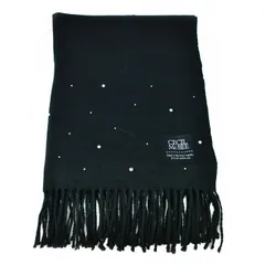 CECIL McBEE セシルマクビー マフラー ストール ストーン ビジュー ブラック