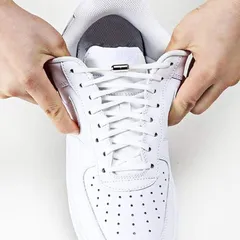 HIRAISM 結ばない靴紐 2足4本セット 靴ひも ゴム (ホワイト)