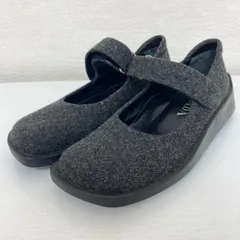 PRADA プラダ　メリージェーンストラップシューズ　サイズ35 厚底　パンプス　ウールツイード　グレー×ブラック