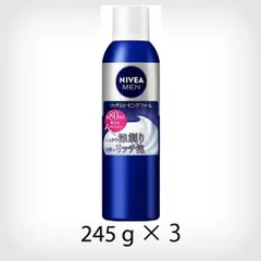 【3個セット】花王 ニベアメン リッチシェービングフォーム  245g【A1】のサムネイル