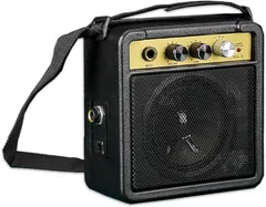 Nicheez ミニギターアンプ スピーカー ポータブルアンプ 5W 9V電池駆動 6.35mm入出力のサムネイル