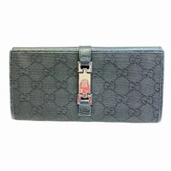 グッチ　GUCCI　GGキャンバス　05479　ジャッキー　二つ折り財布　ユニセックス