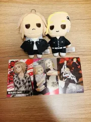 東京リベンジャーズ マイキー ドラケン ぬいぐるみ + メタルカード セット